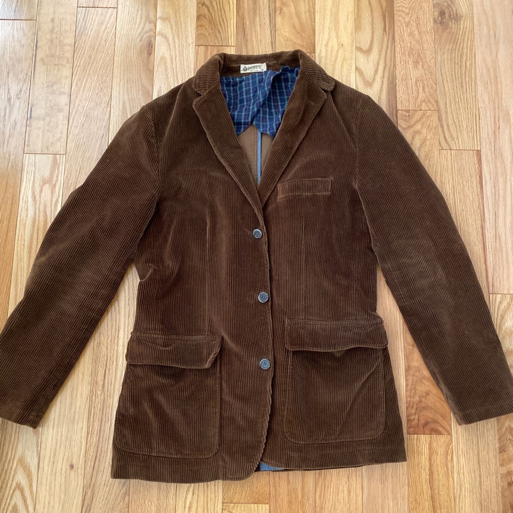 J. Crew Corduroy Patch Elbow Blazer